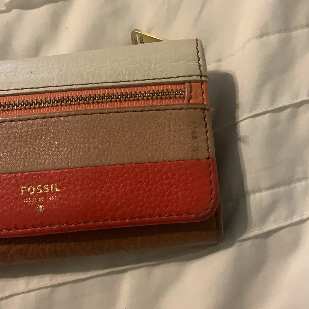 Color Block Fossil Wallet / Wristlet - image 3